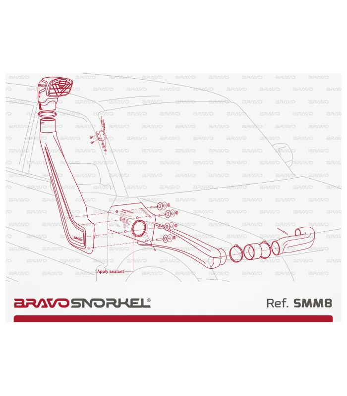 MITSUBISHI PAJERO / MONTERO V80 / V90 (2007 - ) REF. SMM8