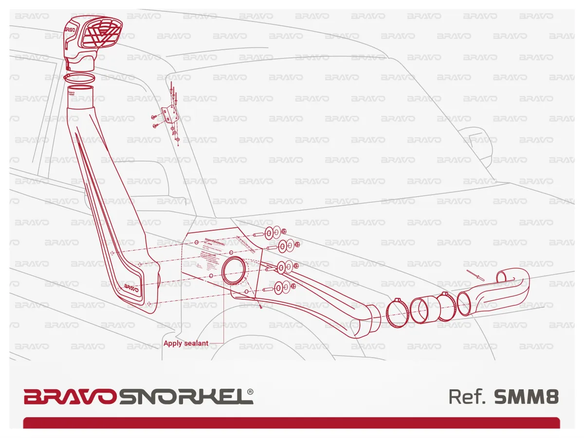 MITSUBISHI PAJERO / MONTERO V80 / V90 (2007 - ) REF. SMM8